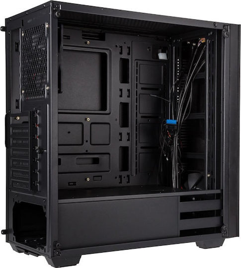 Kolink Stronghold Gaming Midi Tower Κουτί Υπολογιστή με Πλαϊνό Παράθυρο Μαύρο
