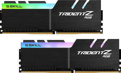 G.Skill Trident Z RGB 16GB DDR4 RAM με 2 Modules (2x8GB) και Ταχύτητα 4000 για Desktop