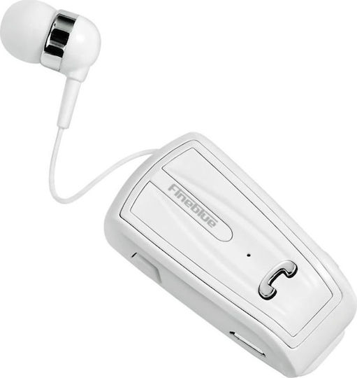 Fineblue F-V6 In ear Bluetooth хендсфри Слушалка Бял