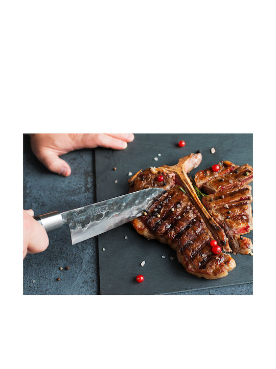 Samura Blacksmith Knife Santoku from Stainless Steel 18.2cm