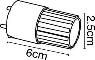 VK Lighting Steckdosenadapter von G13 zu G5 in Weiß Farbe Set 1Stück 20081-144639