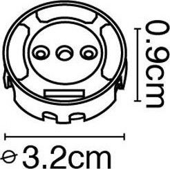 VK Lighting Ντουί Ρεύματος με Υποδοχή G13 22100-020082
