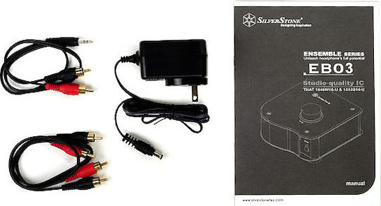 Silverstone EB03 SST-EB03S Portable Analog Headphone Amplifier 2 Channels with Jack 3.5mm