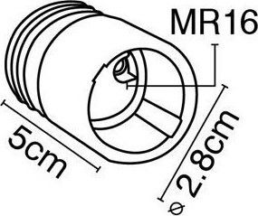 VK Lighting VK/E27-MR16 Socket Adapter from E27 to MR16 in White color 20081-135639