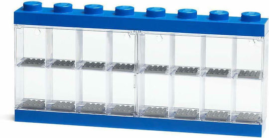 LEGO Kinder Aufbewahrungsbox aus Kunststoff Display Case 16 Rot 38x18cm 1Stück
