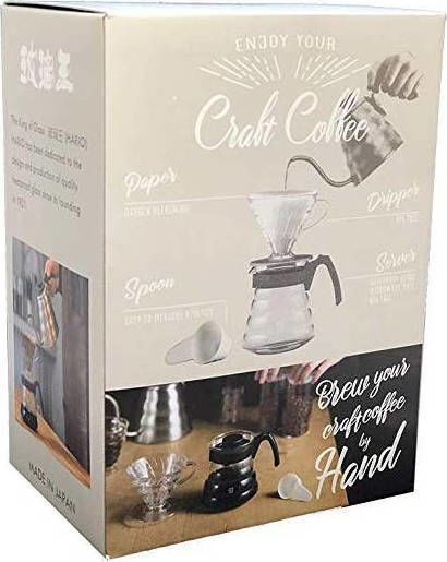 Hario V60 Glass Clever Dripper 170x125x220mm
