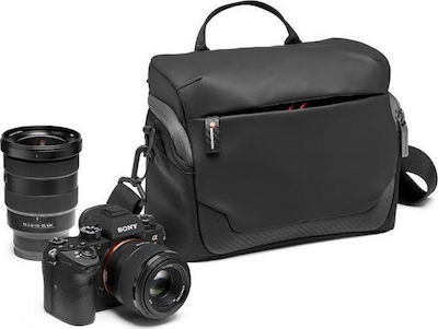 Manfrotto Τσάντα Ώμου Φωτογραφικής Μηχανής Advanced 2 Μέγεθος Medium σε Μαύρο Χρώμα