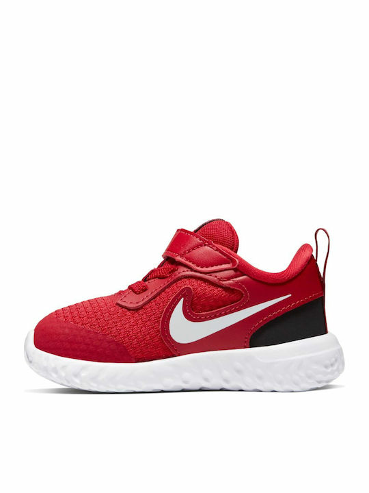 Revolution 5 TDV Αθλητικά Παιδικά Παπούτσια Running με Σκρατς Κόκκινα