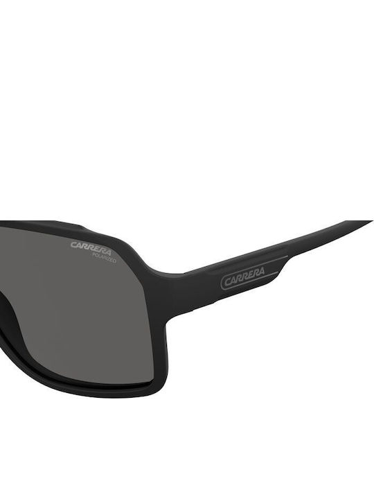 Carrera Men's Sunglasses with Black Horn-Rimmed Frame and Grey Polarized Lens 1030/S 003/M9