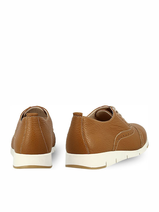 Damen Oxfords in Tabac Braun Farbe