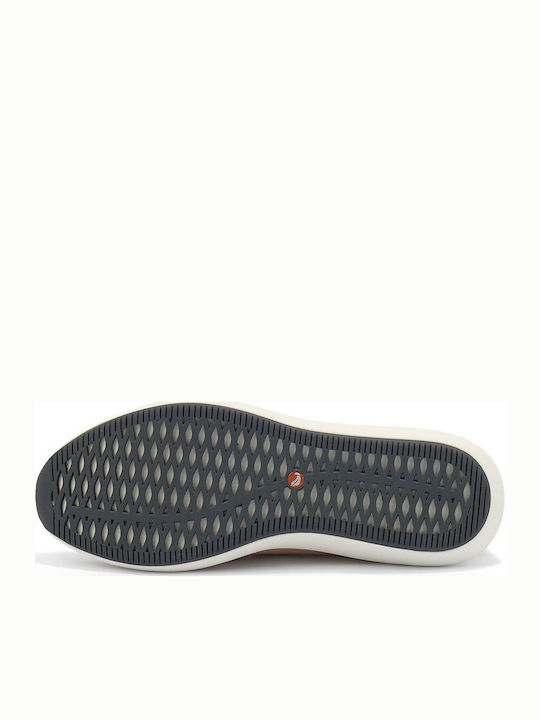 Un Rio Step Γυναικεία Slip-On Δερμάτινα Ροζ