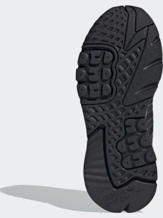 Nite Jogger Sneakers Core Black / Shock Red / Silver Metallic