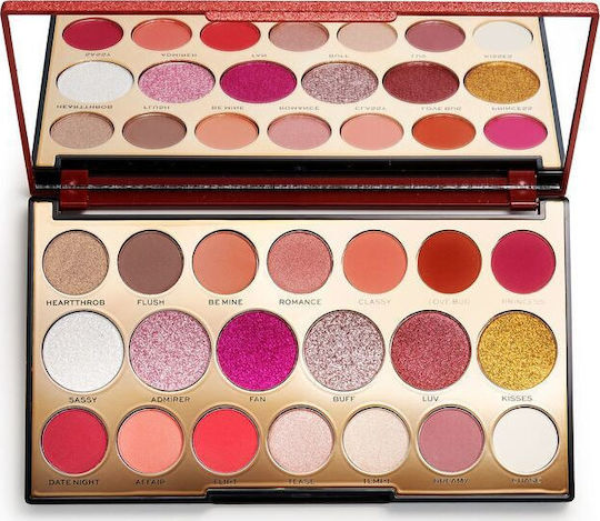 Revolution Beauty Precious Stone Eye Shadow Palette in Solid Form Ruby 16.9gr