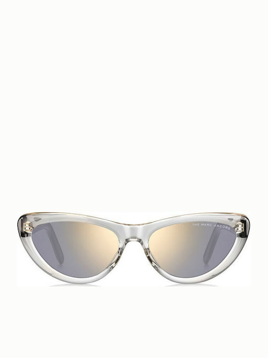 Marc Jacobs Sonnenbrillen mit Transparent Rahmen und Schwarz Spiegel Linse MARC 457/S R6S/K1