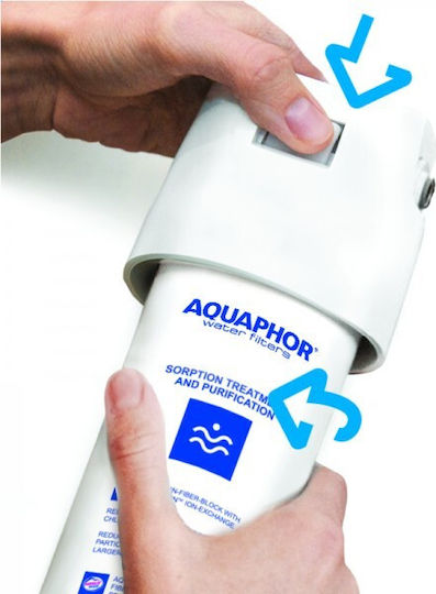 Aquaphor Ανταλλακτικό Φίλτρο Νερού Άνω και Κάτω Πάγκου από Ενεργό Άνθρακα 10" K2 3 μm