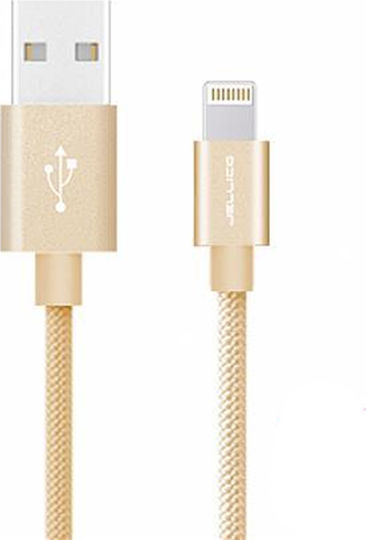 Jellico GS-10 Braided USB-A to Lightning Cable Gold 1m (34.912.0654)