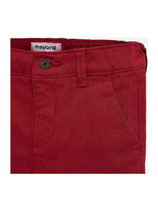 Mayoral Boys Fabric Trouser Burgundy