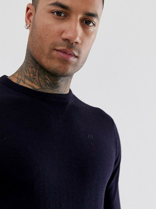 Long Sleeve Sweater Navy Blue