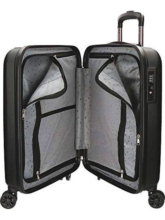 Movom Wood Cabin Travel Suitcase Hard Red with 4 Wheels Height 55cm 5318661