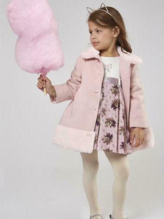Kids' Coat Long Pink