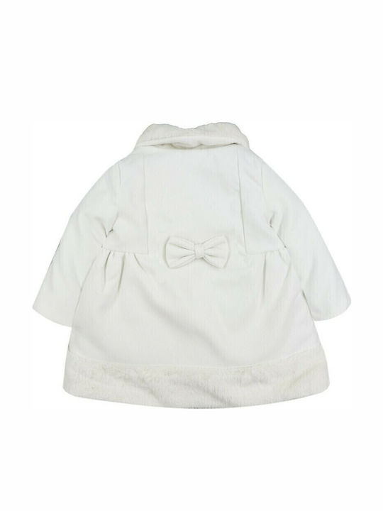 Kids' Coat Long Ecru