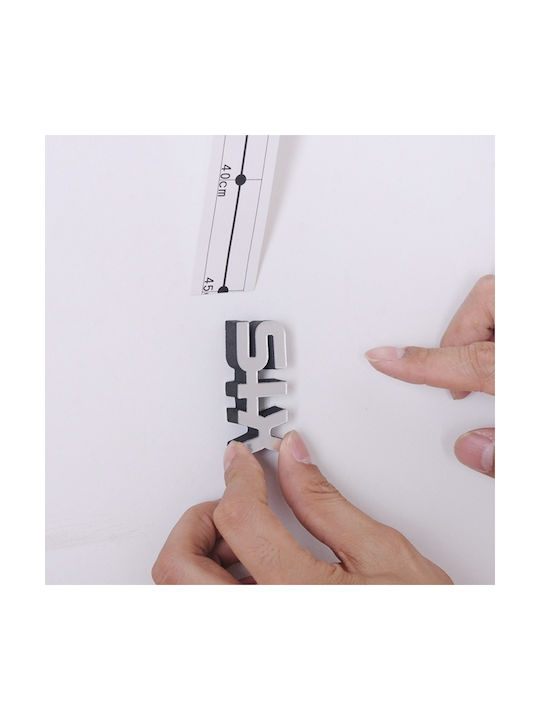 3D Creative Mirror DIY 3D Wall Clock Sticker Mirror Silver Ø120cm