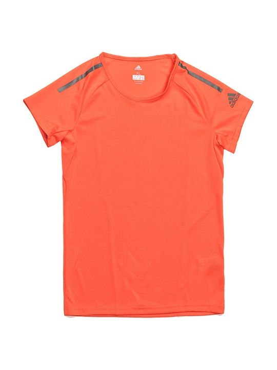 Adidas Kids T-shirt Orange Training Cool