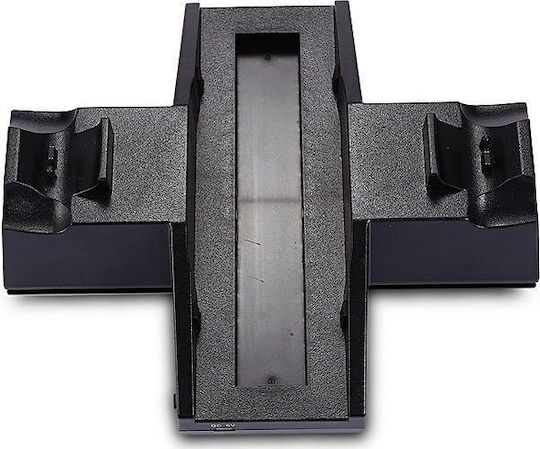 Dobe Dual Charging Dock Βάση Φόρτισης για 2 χειριστήρια PS4 Μαύρη 568054