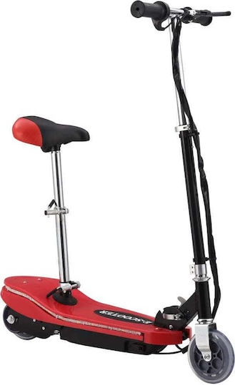vidaXL Electric Children's Scooter with 12km/h Max Speed in Red Color with Seat
