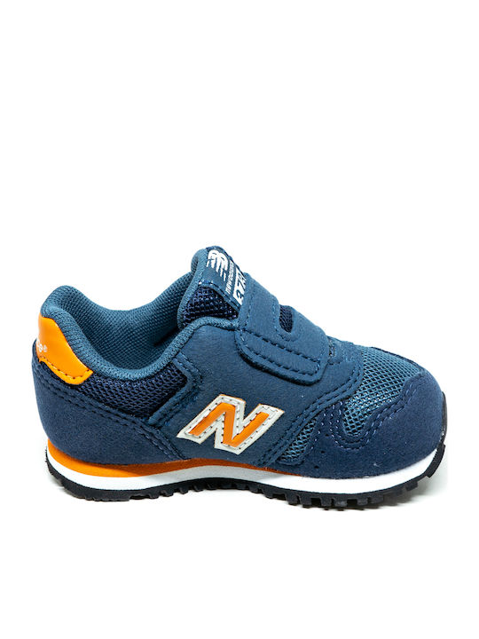 373 Kinder Sneakers mit Klettverschluss Marineblau