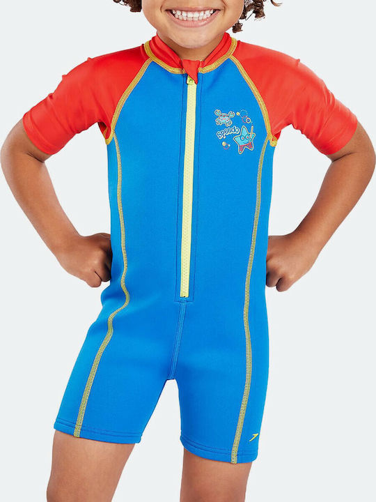 Speedo Παιδικό Μαγιό Ολόσωμο Μπλε Speedo Παιδικό Μαγιό Ολόσωμο Μπλε
