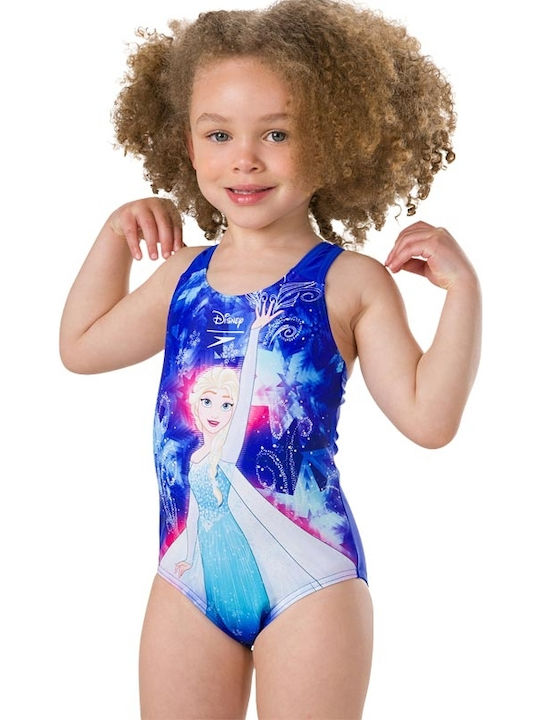 Speedo Kinder Badeanzug Einteilig Blau
