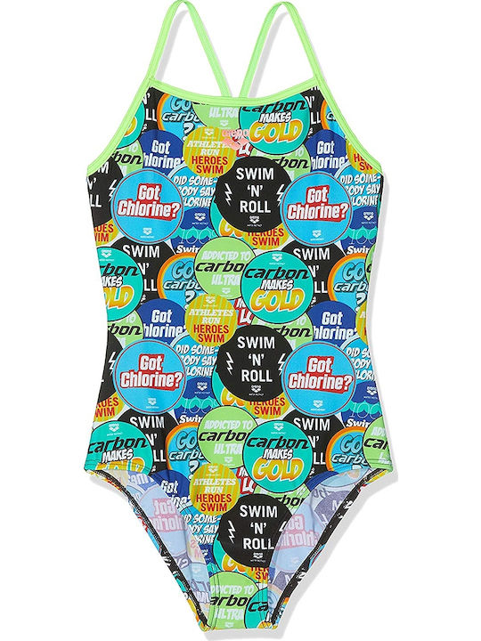 Arena Kids Swimwear One-Piece Training Green