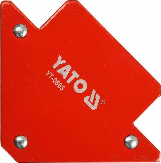 Yato YT-0863 Γωνία Συγκόλλησης με Μαγνητική Ικανότητα 11.5kg & Γωνίες 135° / 45° / 90°