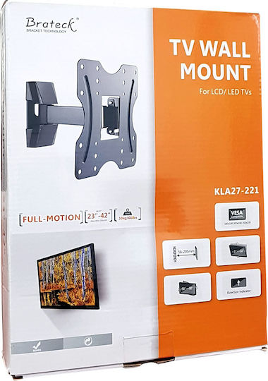 Brateck KLA27-221 KLA27-221 Wall TV Mount with Arm up to 42" and 30kg