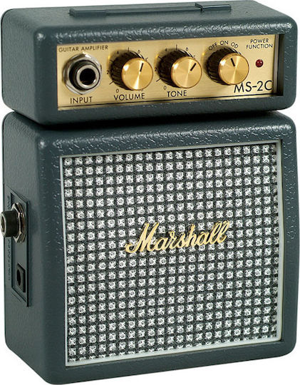 Marshall MS-2C Mini Ενισχυτής Ηλεκτρικής Κιθάρας 1 x 2" 1W Γκρι