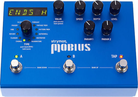 Strymon Mobius Multidimensional Effects Πολυεφέ Effect Modulation Ηλεκτρικής Κιθάρας, Ηλεκτρικού Μπάσου και Ηλεκτροακουστικών Οργάνων