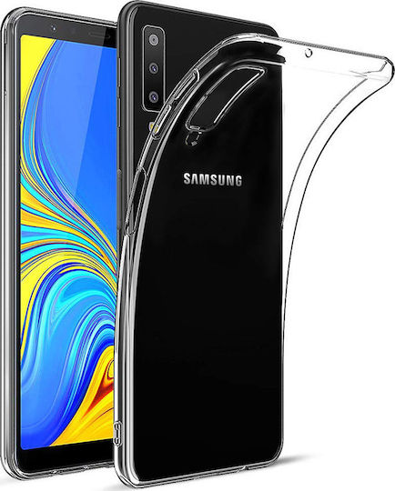 Задна корица Силикон 1мм Прозрачен (Galaxy A7 2018)