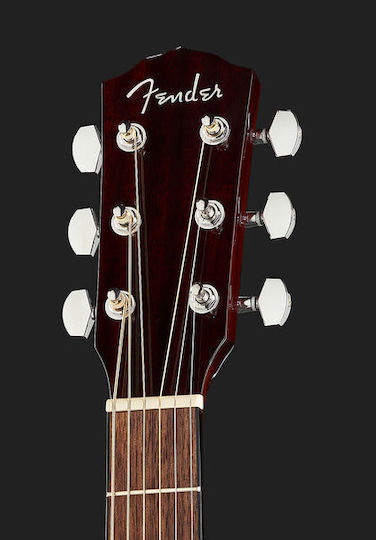Fender Semi-Akustik Gitarre CD-140SCE Ausschnitt Braun