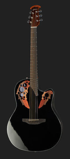 Ovation Ακουστική Κιθάρα Celebrity CE44-5 Elite Cutaway Black