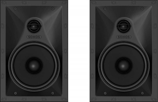 Sonos In Wall Installation Speakers Pair White