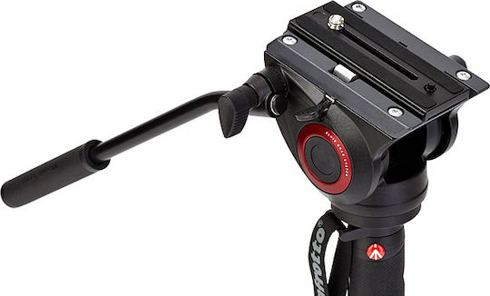 Manfrotto Xpro 4 Section Video Monopod W Fluid Head & Fluidtech Base Μονόποδο