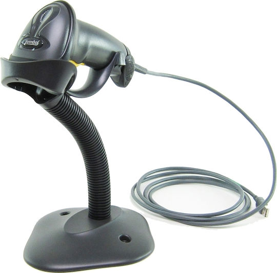 Zebra Symbol LS2208 Handheld Scanner Wired with 1D Barcode Reading Capability