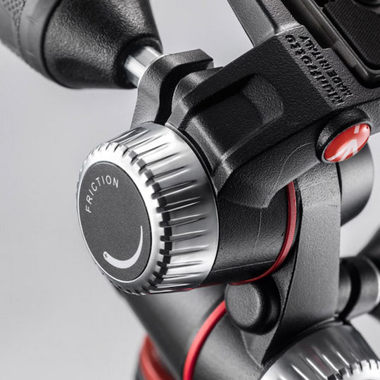 Manfrotto 190 Aluminum 3-Section Camera Tripod with Head Up to 170cm and 7kg Maximum Load
