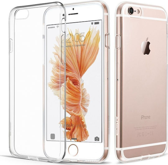 Back Cover Σιλικόνης 1mm Διάφανο (iPhone 6/6s)