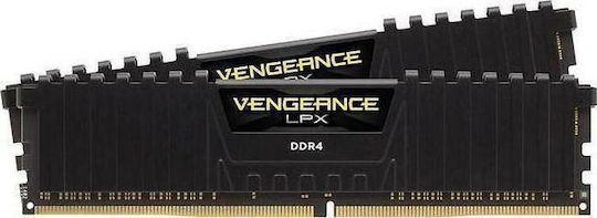 Corsair Vengeance LPX 32GB DDR4 RAM με 2 Modules (2x16GB) και Ταχύτητα 3200 για Desktop