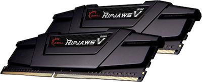 G.Skill Ripjaws V 16GB DDR4 RAM με 2 Modules (2x8GB) και Ταχύτητα 3600 για Desktop