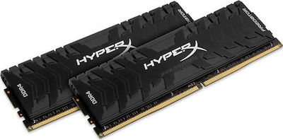 HyperX Predator 16GB DDR4 RAM με 2 Modules (2x8GB) και Ταχύτητα 3000 για Desktop