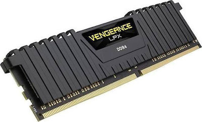 Corsair Vengeance LPX 16GB DDR4 RAM με 2 Modules (2x8GB) και Ταχύτητα 3000 για Desktop