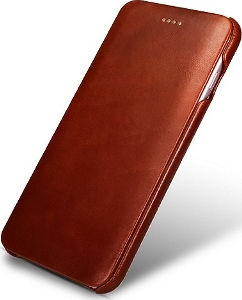 iCarer Vintage Curved Edge Book Piele artificială Maro (iPhone 6/6s Plus)